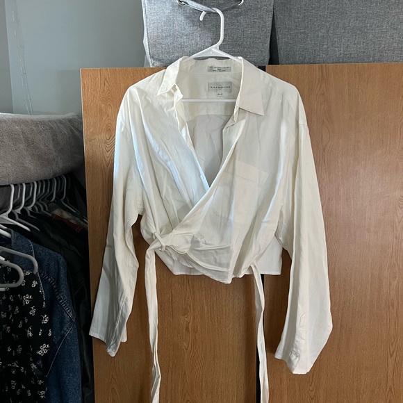 Sibling vintage x Subrina Heyink button up wrap tops - Picture 5 of 12